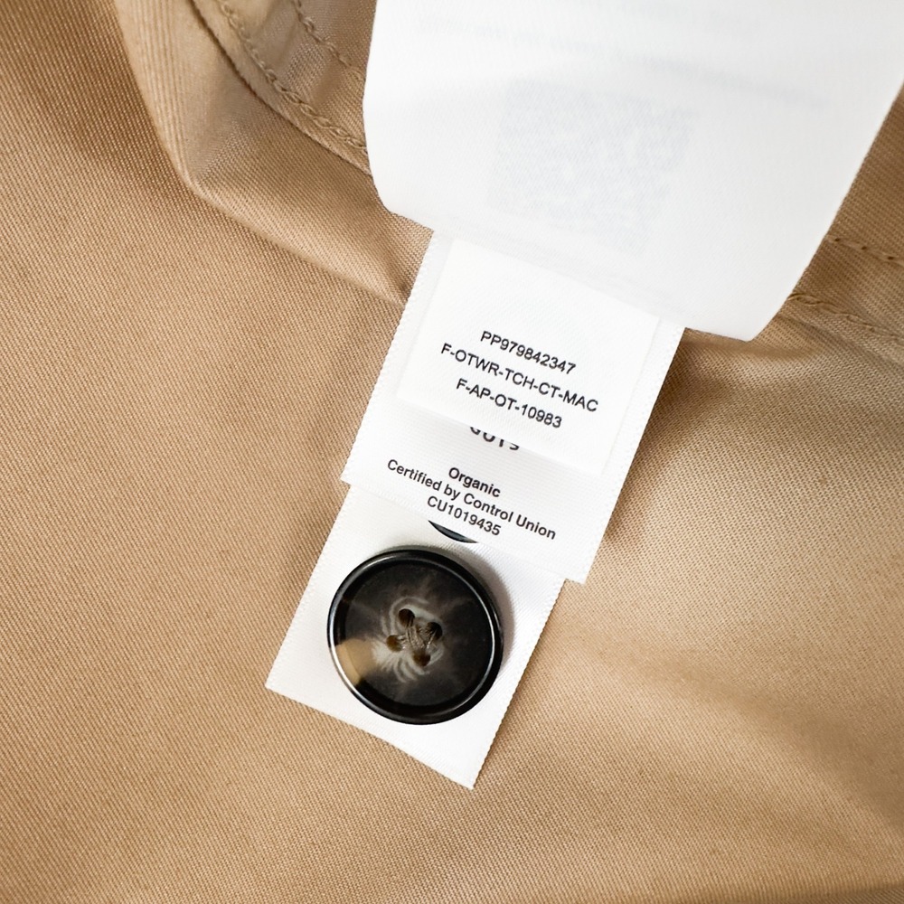 NWT Everlane The Mac Coat Cornstalk Organic Cotton - L - Picture 6 of 7
